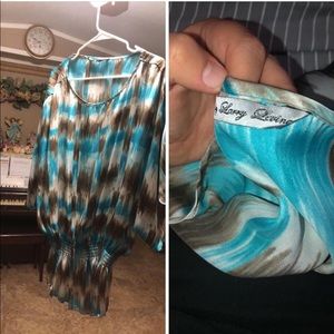 Ladies teal top